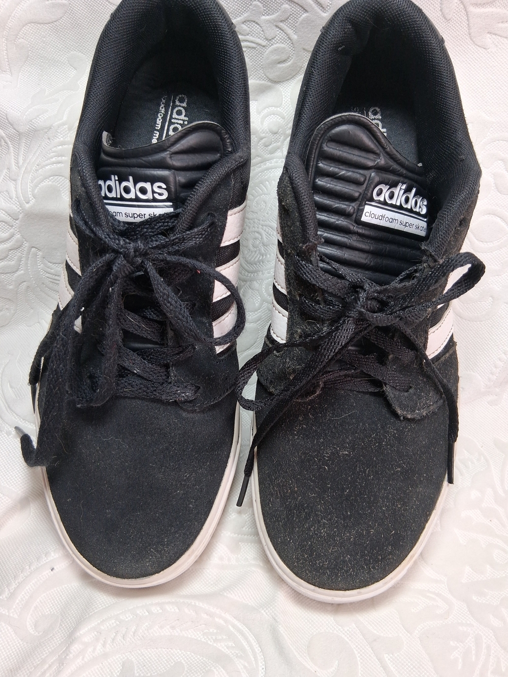 adidas Kids Black and White Low-Top Sneakers - Picture 8 of 8